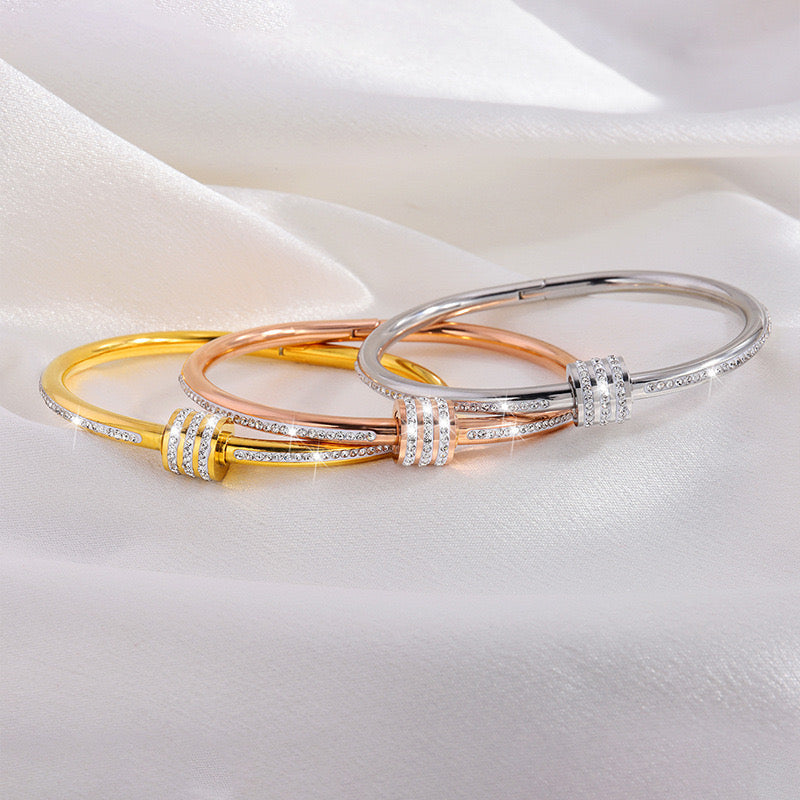Triple Circle Stack-able bracelet