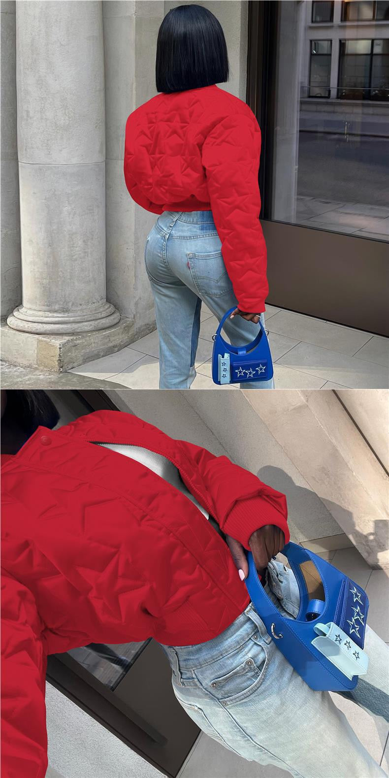 Quilted Cropped Jacket