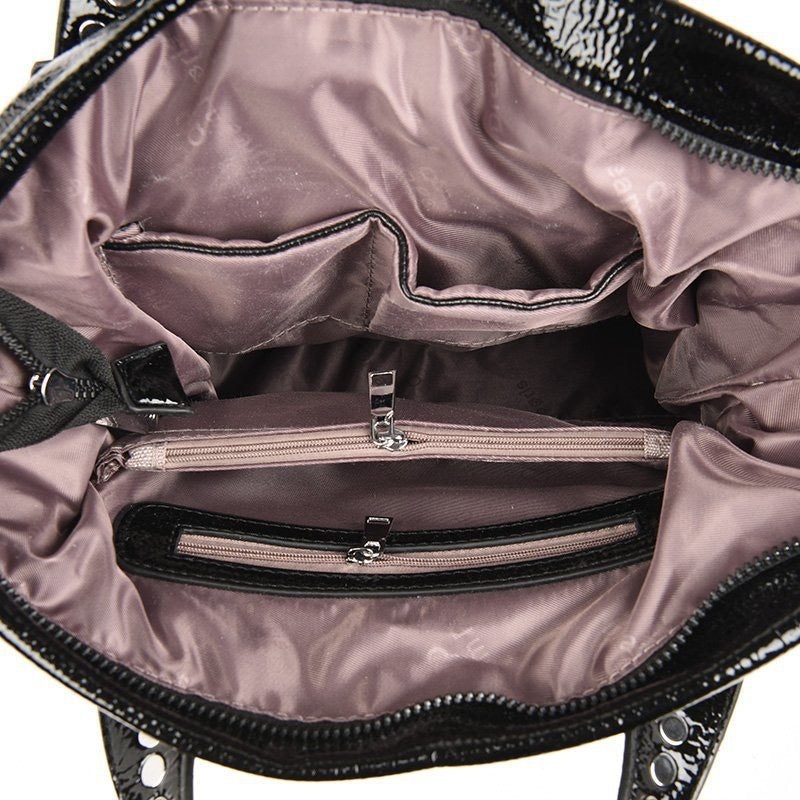 Claudia Faux Lettered Tote Bag
