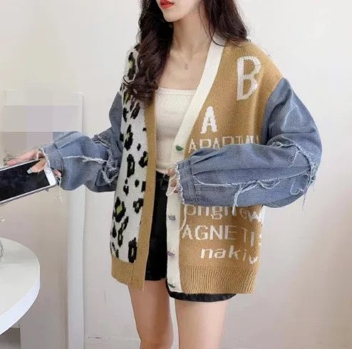 Wild Print Sweater