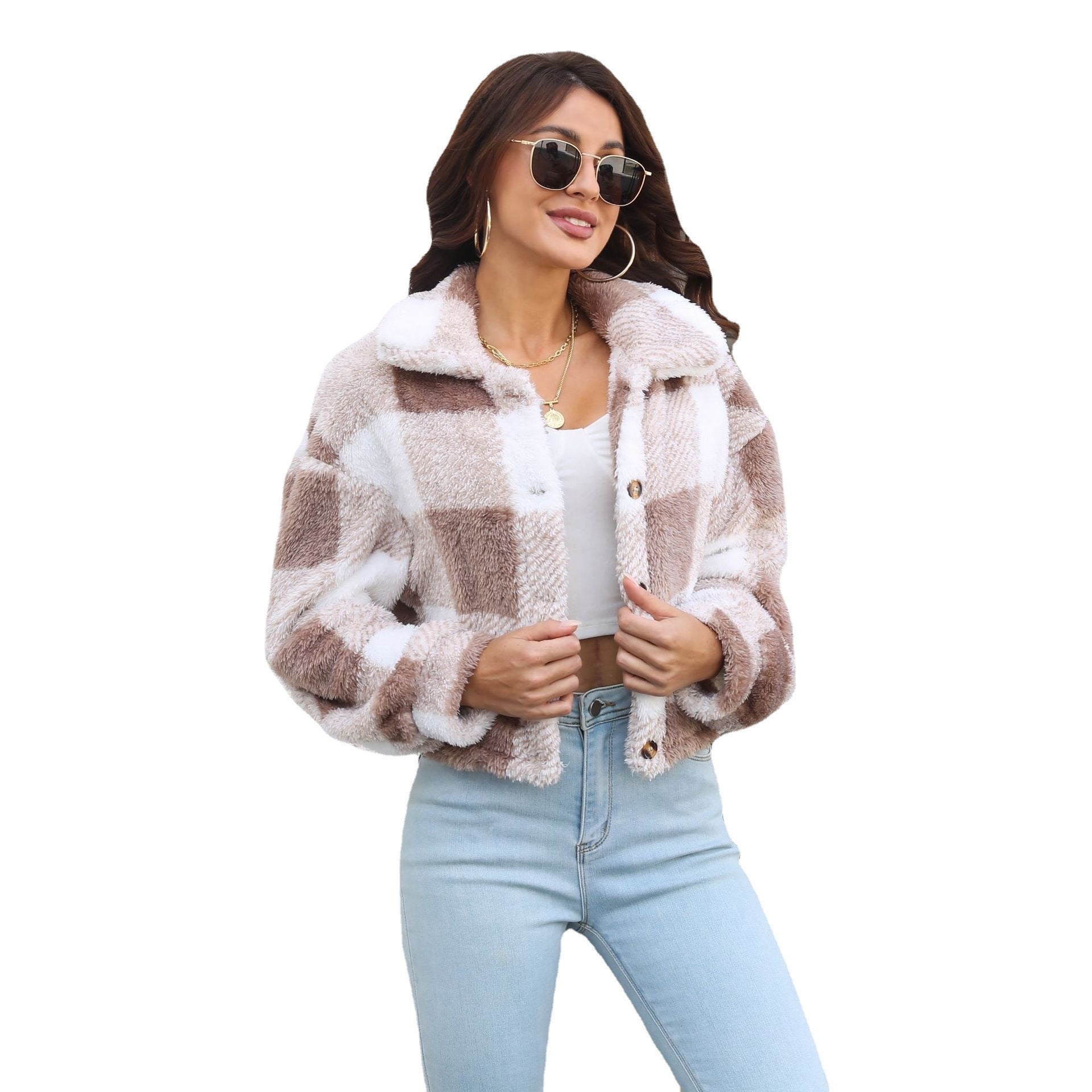 Checkered Molly Shacket