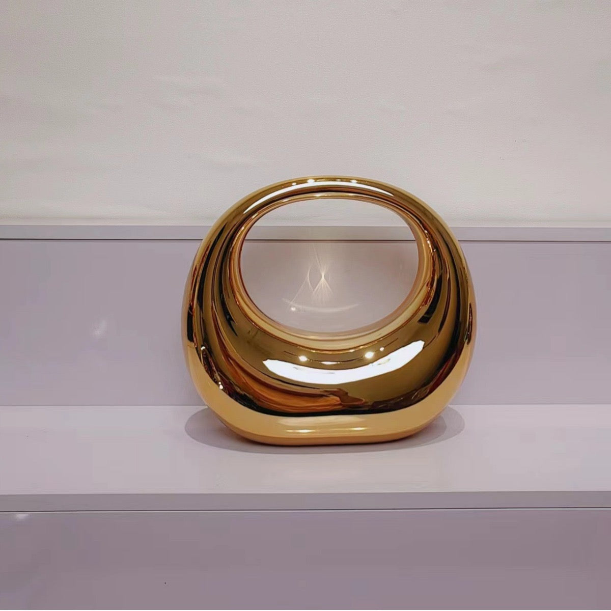 Lunar Luxe Reflective Handbag