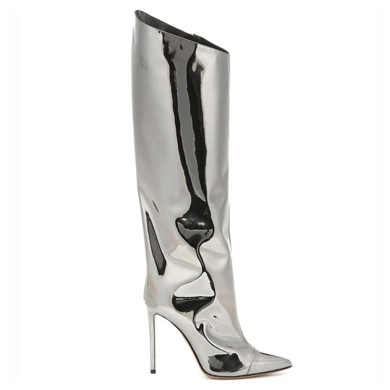 Metallic Boots