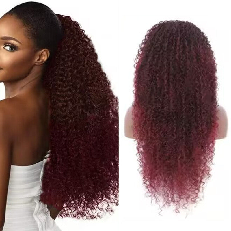 Kinky Curly Drawstring Ponytail Extension | Instant Volume & Length