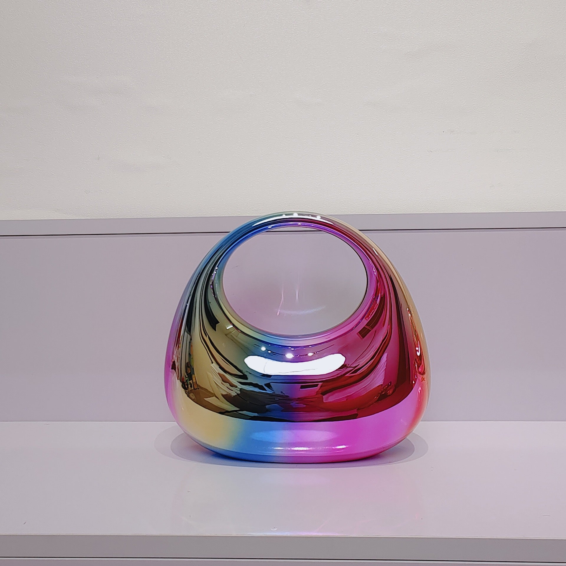 Lunar Luxe Reflective Handbag