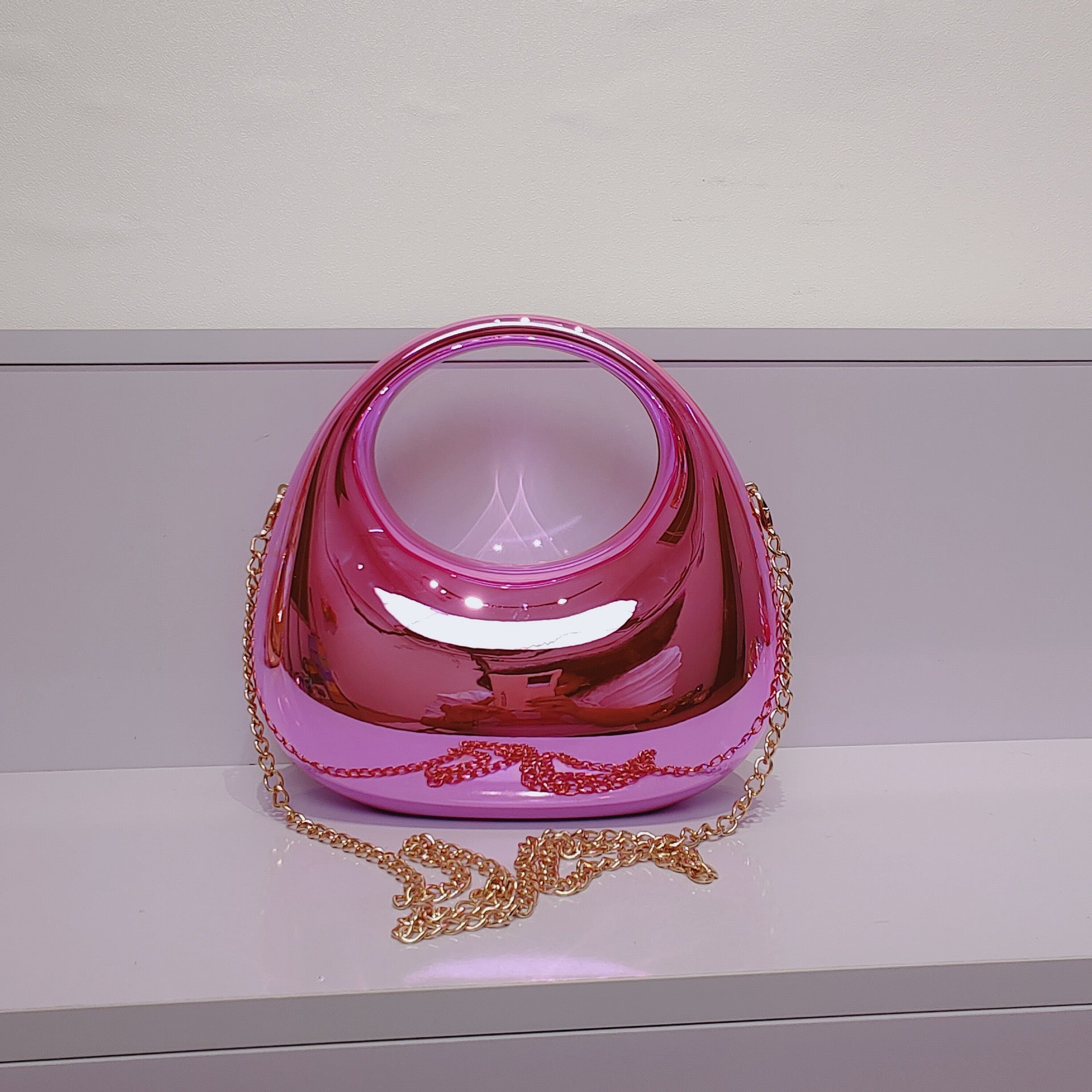 Lunar Luxe Reflective Handbag