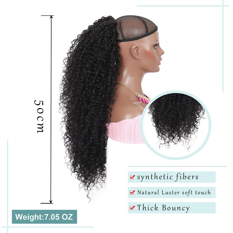 Kinky Curly Drawstring Ponytail Extension | Instant Volume & Length