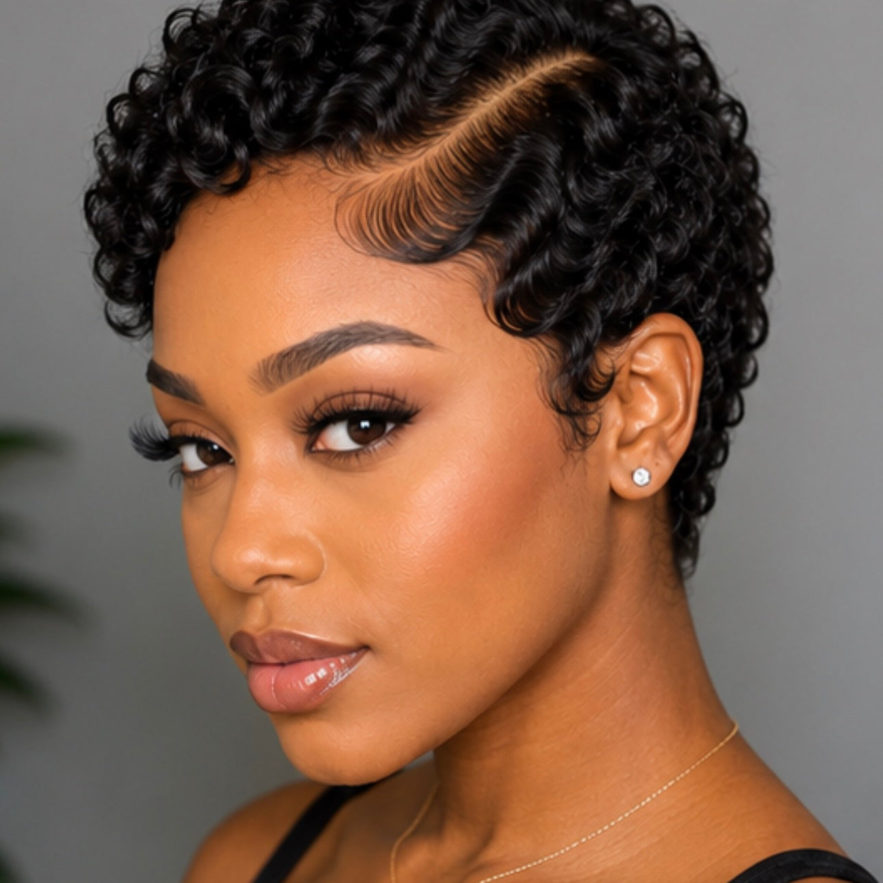 Sculpted Curl Pixie Wig