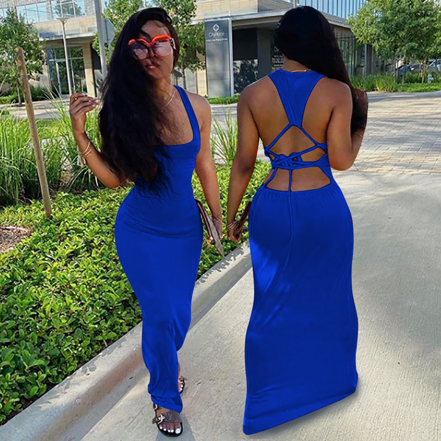 Fitted Body Con Maxi