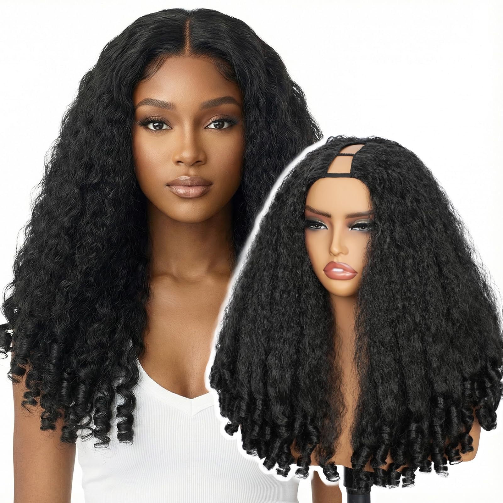 Bounce Afro V-Part Wig
