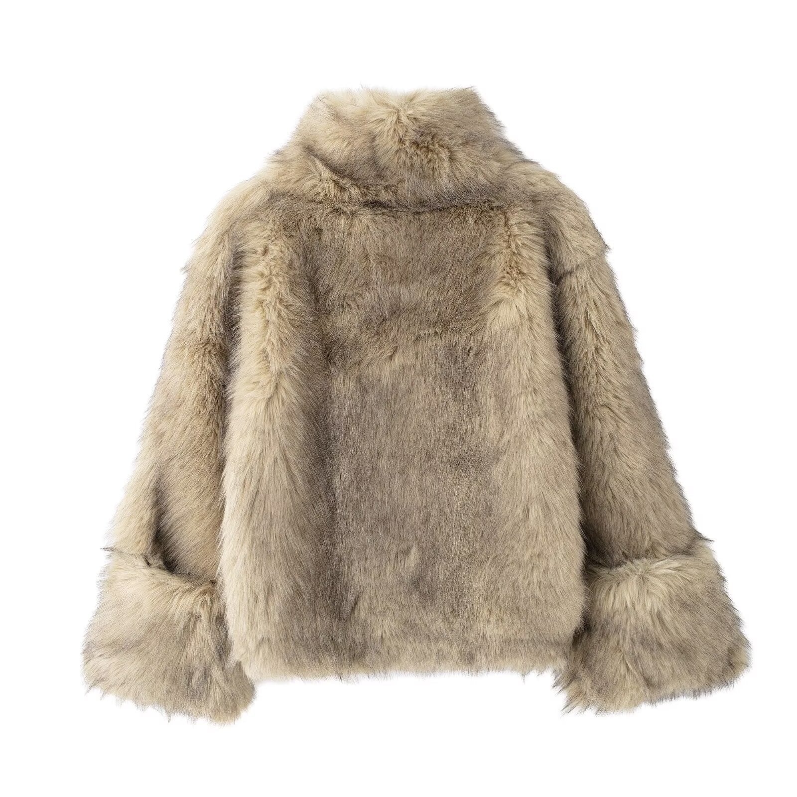 Luxe Faux Fur Sweater - Elegant Winter Warmth