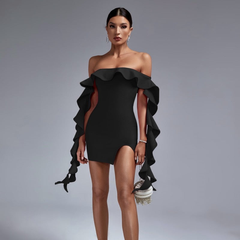 Ruffle Enchantment Mini Dress