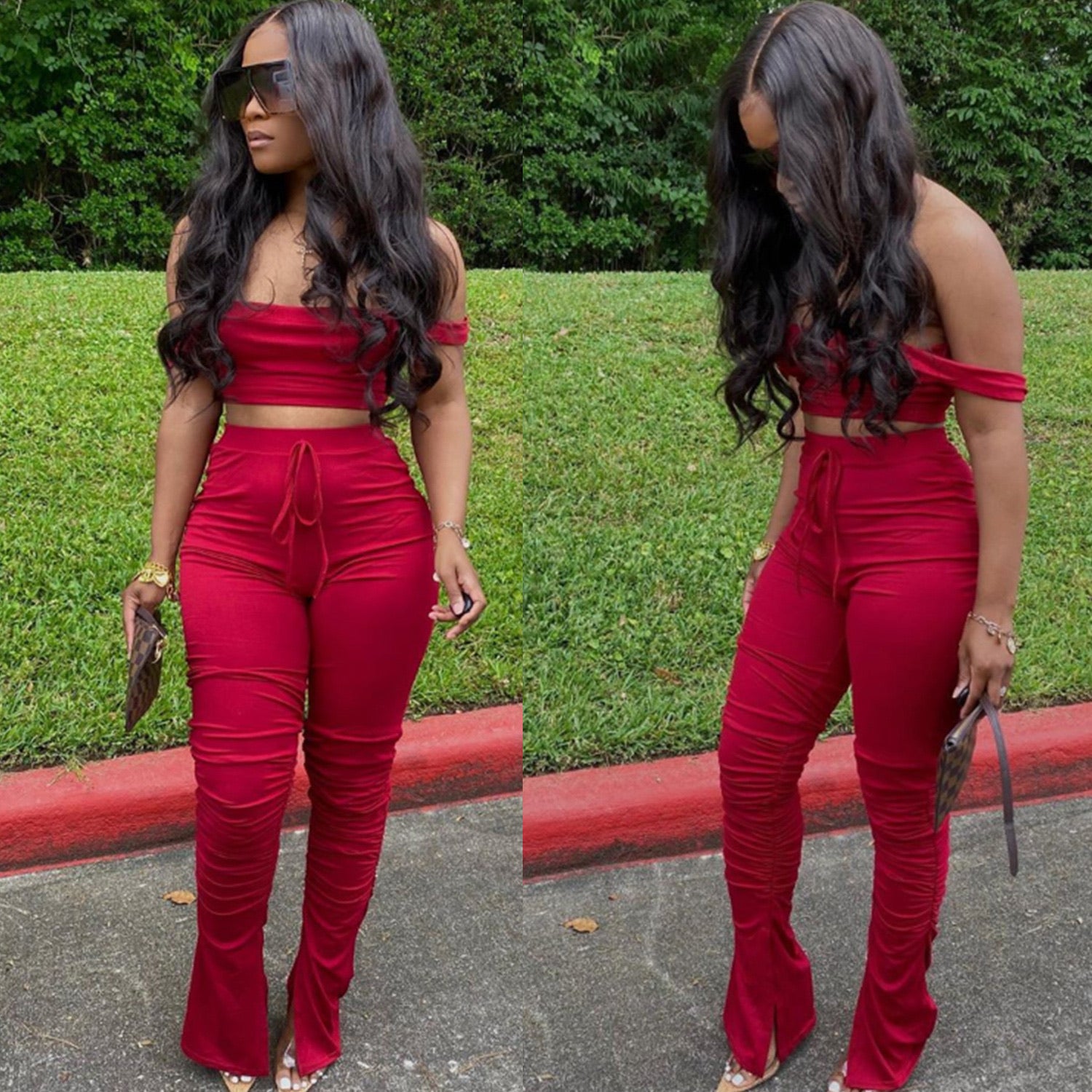 Tank 2 Piece w/ stacked pants