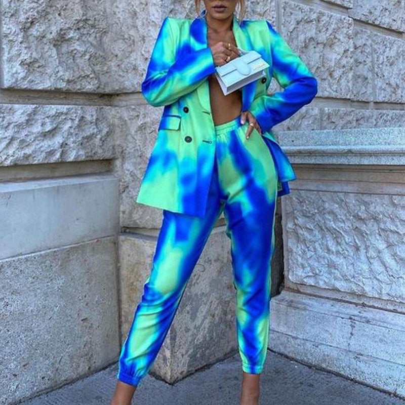 Tye Dye 2 Piece Suit