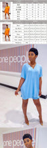 V-Neck Loose fitting 2 Piece.
