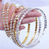 Over sized Diamond Hoops.