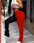 Crisscrossed Yoga Joggers.