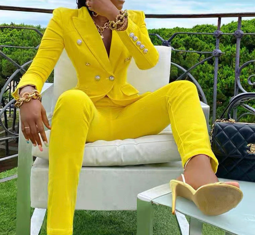 2 Piece Button Down Suit